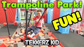 TRAMPOLINE PARK FUN WITH ROMELLO [upl. by Boehike]