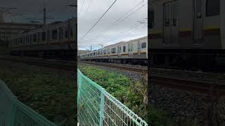 宇都宮線e131系。JR岡本駅付近にて。 [upl. by Kielty]