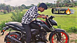 TVS APACHE RTR 160 4V 🔥  First Ride 2024 Model ⚡ [upl. by Eenhpad]