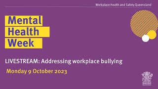 Addressing workplace bullying [upl. by Rawley]