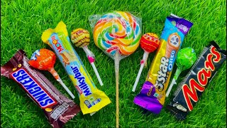 Candy Lollipops and Sweets 🍫🍭 Yummy Rainbow Lollipops Unpacking  ASMR  Satisfying Twix Video 🍬🍡 [upl. by Annoiek663]