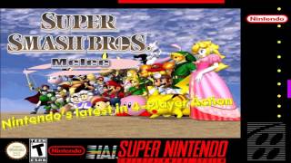 REDONE Super Smash Bros Melee  Brinstar Depths SNES Remix [upl. by Imhskal339]