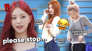 ITZY clowning their maknae Yuna a mess [upl. by Imelda422]