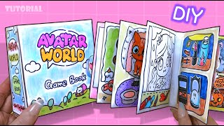 Tutorial 8 Avatar World Game Book paperdiy asmr 종이놀이 halloween [upl. by Lewls800]