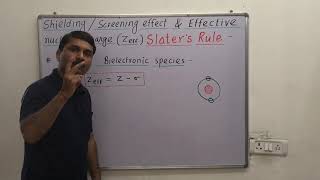 312Screenin effectShielding effectEffective nuclear charge  Slaters rule  Screening constant [upl. by Crim]