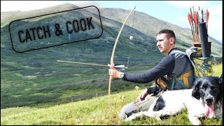 Hunting Ptarmigan With A Homemade Bow [upl. by Droffats86]