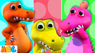 Five Little Crocodiles  Animal Songs  More Kids Songs  All Babies Channel [upl. by Nierman939]