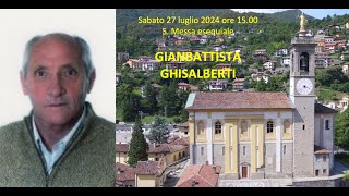 Venerdì 26 luglio 2024  S Messa ore 0830 [upl. by Terr]