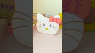 Cute hello kitty desk decor 💌sabimajushortsfeed diy art craft hellokitty [upl. by Cerell838]