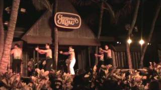 The Men do the Hula at Germaines Luau Hawaii [upl. by Manchester]