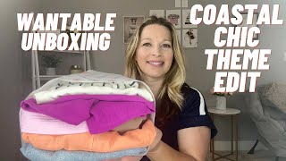 WANTABLE Unboxing amp Try On  Coastal Chic Style Box  Theme Edit Review amp Try on [upl. by Breed]