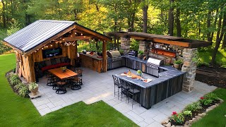 Chic Rustic Outdoor Kitchen Concepts and Inspirations [upl. by Maryanna256]