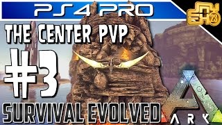 ARK OFFICIAL PVP on PS4  EP 3  MAKING BOOM BOOMS RAIDING BASES [upl. by Carolee]