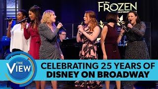 Disney on Broadways Original Leading Ladies Reunite in Special Medley  The View [upl. by Mair]