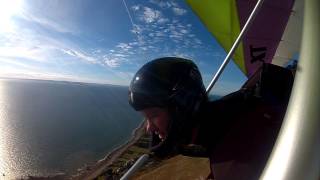 Hang Gliding The Great Orme Moyes XT 2014 [upl. by Lagas354]