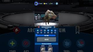 Creating ARCHAEOTHERIUM  COMMON  jurassicworldalive jurassicworld jwalive dinosaur jamcity [upl. by Dammahum90]