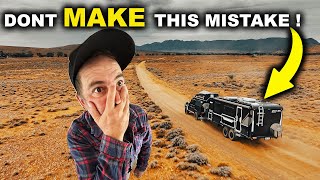 A MISTAKE TO AVOID WHILE TRAVELLING caravanning Australia [upl. by Etnoid339]