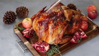 Apple Thyme Roasted Turkey [upl. by Atekihc]