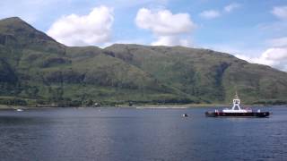 Corran Ferry To Ardgour Loch Linnhe Scottish Highlands Scotland August 2nd [upl. by Nam600]