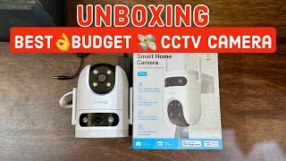 Best Budget CCTV Camera  EZVIZ Smart Home Camera H9c Unboxing  PTZ Camera [upl. by Euqinimod16]