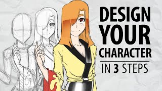 CHARACTER DESIGN  Step by Step Tutorial  Drawinglikeasir [upl. by Vallie170]