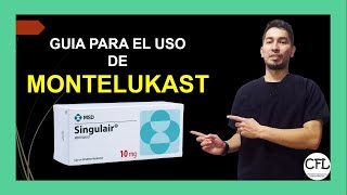 MONTELUKAST Tableta 💊 Para que sirve SINGULAIR y como USARLO INFORMACION COMPLETA ☑️ [upl. by Carolus]