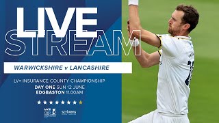 🔴 LIVE  Warwickshire vs Lancashire  County Championship  Day One [upl. by Eiramasil]