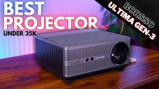 Best Projector For Home Theater 2024  Borsso Ultima Gen 3 Review [upl. by Bolt]