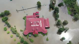 QLD Floods 2822022 Yatala fly over [upl. by Oicirtap]