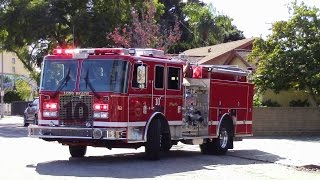 Long Beach Fire Dept Old amp New Engine 10 amp Rescue 10 [upl. by January555]