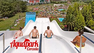 AQUAPARK CERCEDA 2024 Galicia ✅ ¡Novedades y Todos los Toboganes [upl. by Neleh980]