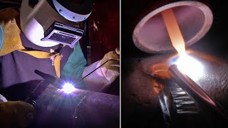 TIG Welding Skills Test at Legion Piping Fabricators [upl. by Aihcela126]