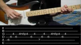 RHCP  Snow hey oh Guitar lesson with TAB [upl. by Angadresma]