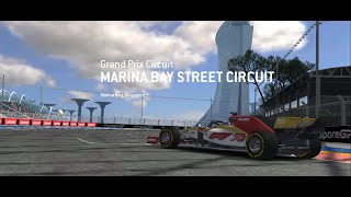 Real Racing 3 F1 DEBUT CAR Singapore Marina Bay StreetGrand Prix Circuit Racing for world cup🏎️🏆 [upl. by Amund510]