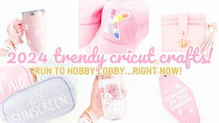 2024 Cricut Crafts That Are Trending  Cricut Crafts You Need To DoRight Now [upl. by Imena106]