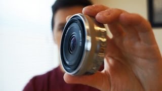 Sony 16mm Lens f28 Review and Hands On NEX Cameras Test Footage [upl. by Noeled]