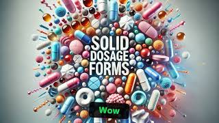 Pharmaceutics Podcast  Introduction to Solid Dosage Forms [upl. by Gerome475]