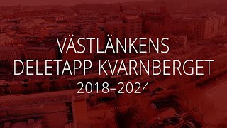 Se Västlänkens deletapp Kvarnberget växa fram  Trafikverket [upl. by Alroy]