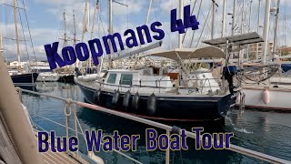 Bluewater Cruiser Tour  Koopmans 44 Sailing Yacht  Looks much bigger than 44 footer [upl. by Guod382]