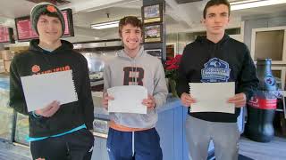 Beverly boys cross country captains left to right Riley McGoldrick Ryan Whiting and Christian Cla [upl. by Eceinhoj975]