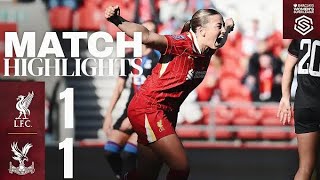 Classy Kapocs Goal  Liverpool FC Women 11 Crystal Palace  Highlights [upl. by Azile]