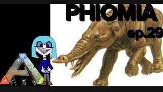 Ark ep29 PHIOMIA O DINO CAGÃO KKKK LITERALMENTE [upl. by Boyd]