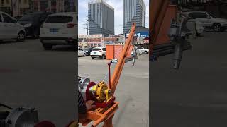 crane lifting lift crane construction cargolift outdoors outdoor rotation hoist electric [upl. by Beatriz154]