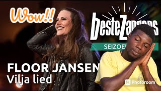 Floor Jansen  Vilja lied  Beste Zangers 2019  REACTION [upl. by Edyth]