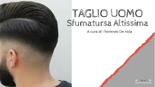 Taglio Capelli Uomo Sfumatura Altissima  Tagliocapellifacileit [upl. by Aicital743]