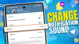 How to Change Notification Sounds on Telegram for Android  Customize Telegram Alerts [upl. by Irac]