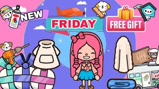 NEW FRIDAY FREE GIFT FREE TOWELS in Toca life World 🌍❤️ Toca Life World  Sweet Melody [upl. by Aileen]