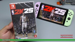 NBA 2K25 Unboxing amp Gameplay on Nintendo Switch [upl. by Aznerol]