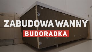 Zabudowa prostokątnej wanny płytą budowlaną [upl. by Smeaj]