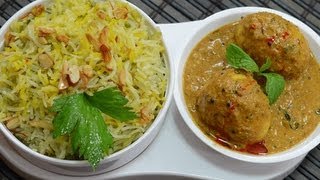 Celery Basmathi Pulao  By Vahchef  vahrehvahcom [upl. by Htbazile]